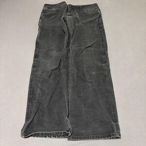 Kuhl Rydr Pants Mens 40x34 Faded Black Charcoal Gray Cotton Canvas Workwear